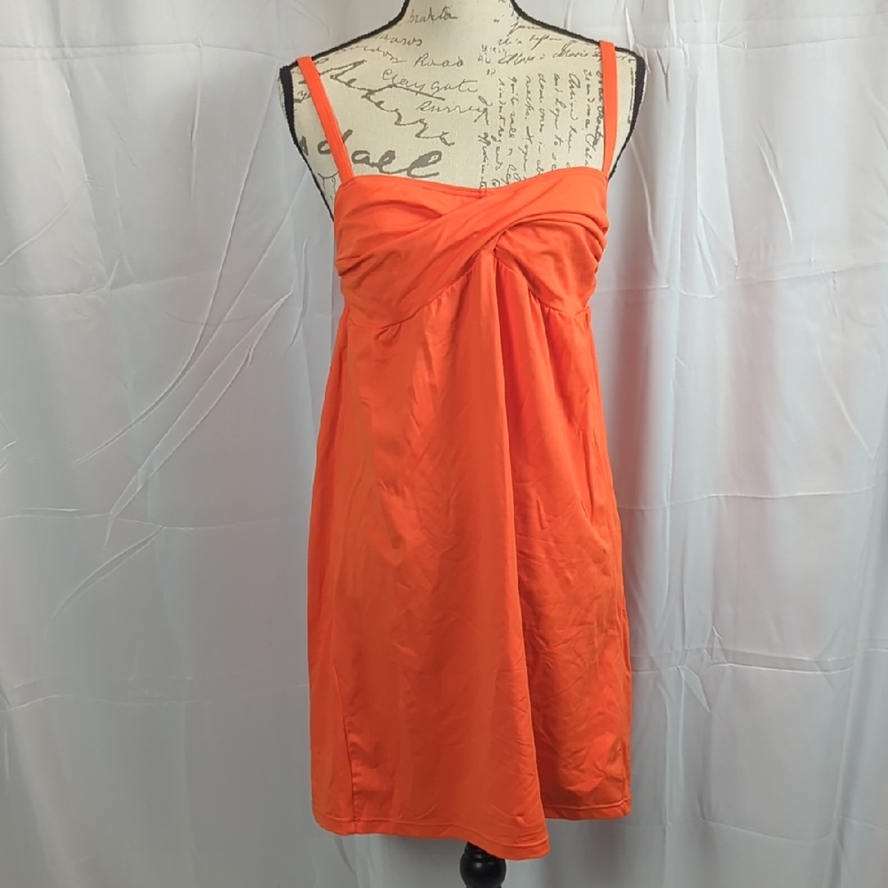 Elle Vibrant Orange Mini Dress